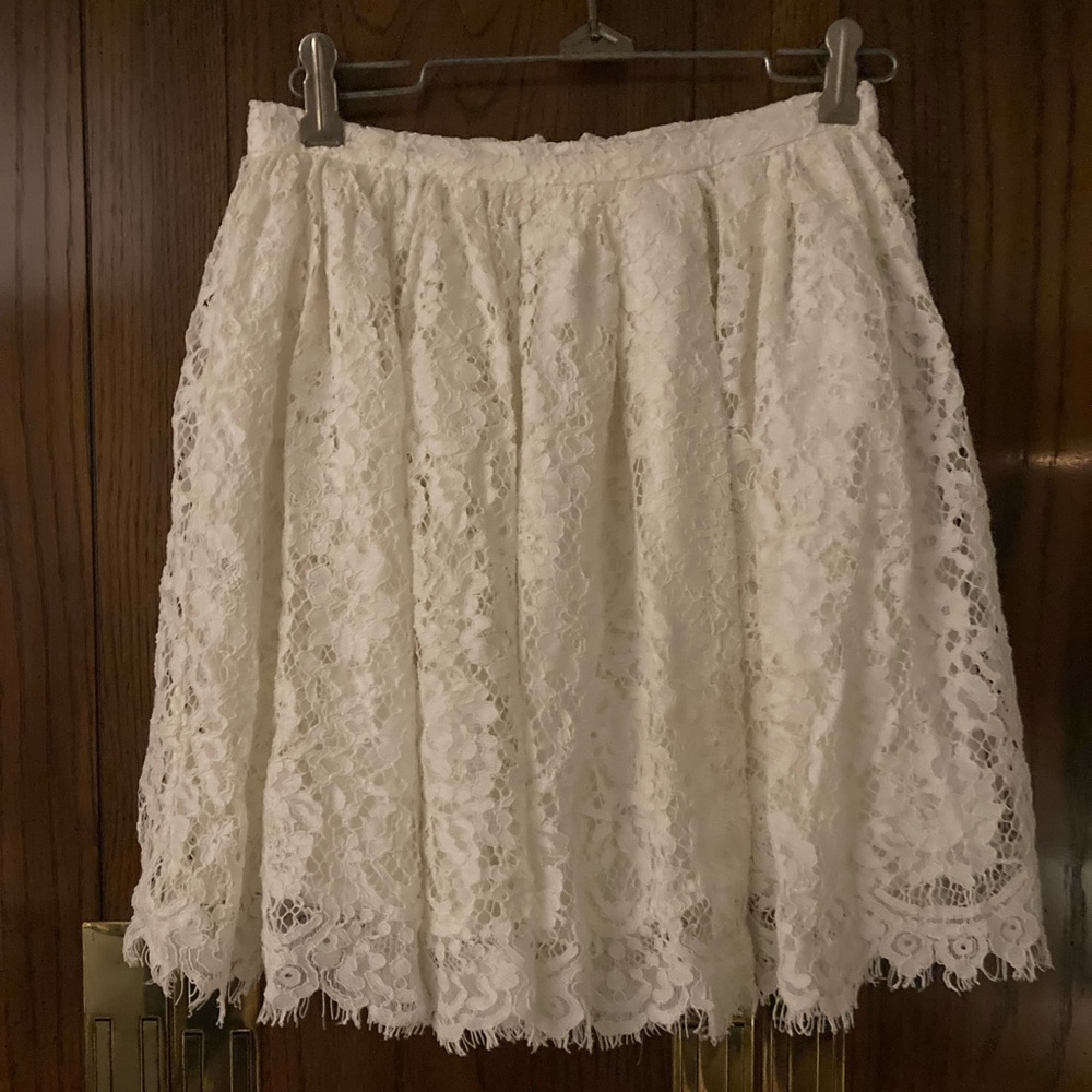 White Lace IRO skirt - New With Tags